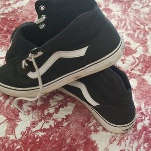 Black high top vans